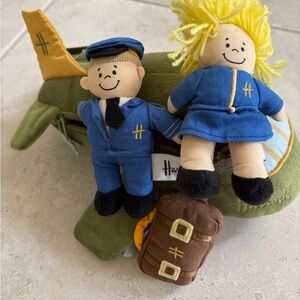 😱✈️ Brand New Harrods plush PLANE PLAYSET